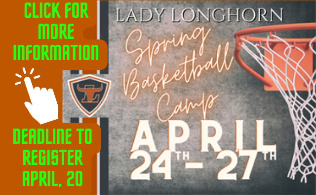Lady Longhorn Basketball Camp Click for more information image